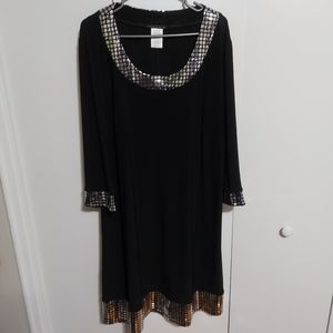 Shimmer Detailed Dress